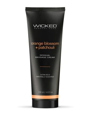Wicked Sensual Care Orange Blossom & Patchouli Massage Cream – 4 oz by Wicked Sensual Care product image