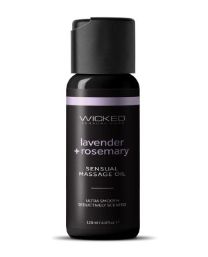 Wicked Sensual Care Lavender & Rosemary Massage Oil – 4 oz by Wicked Sensual Care product image