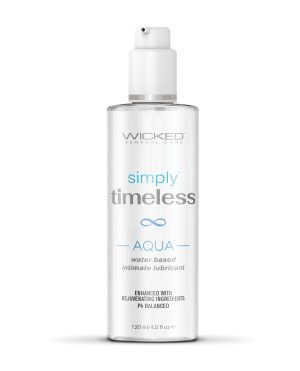 Wicked Sensual Care Simply Timeless Aqua Water Based Lubricant – 4 oz by Wicked Sensual Care product image