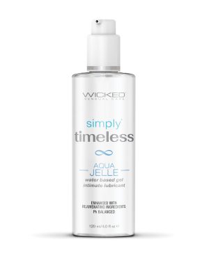 Wicked Sensual Care Simply Timeless Aqua Jelle Water Based Lubricant – 4 oz by Wicked Sensual Care product image