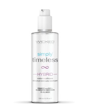 Wicked Sensual Care Simply Timeless Hybrid Water & Silicone Lubricant – 4 oz by Wicked Sensual Care product image