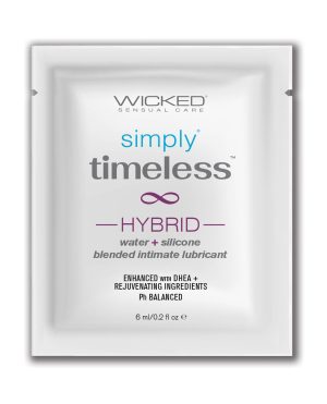 Wicked Sensual Care Simply Timeless Hybrid Water & Silicone Lubricant – .2 oz by Wicked Sensual Care product image