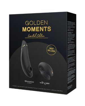 We-Vibe Chorus / Womanizer Premium 2 Golden Moments Collection 2023 – Black/Gold by We-Vibe product image