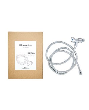 Womanizer Wave Shower Hose & Arm Mount Set – Chrome by Womanizer product image