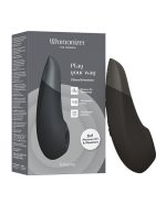 Womanizer Enhance 2 in 1 Pleasure Air & Vibrations – Black by Womanizer product image