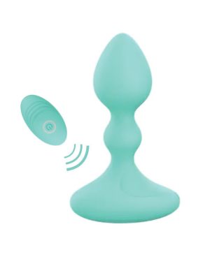 Pink Elephant Lil Rumble Rechargeable Vibe w/Remote – Aqua by Pink Elephant product image