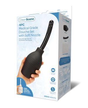CleanScene 4 pc Medical Grade Douche Set w/Soft Nozzle by CleanScene product image