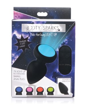 Booty Sparks Silicone Vibrating LED Plug – Small by BootySparks product image