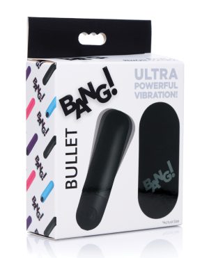 Bang! Vibrating Bullet w/Remote Control – Black by Bang! product image