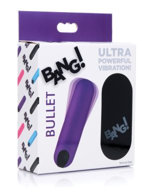 Bang! Vibrating Bullet w/Remote Control – Purple by Bang! product image