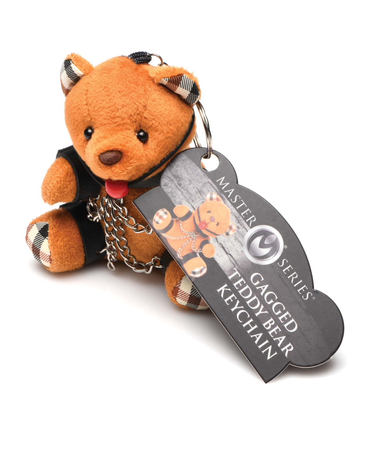 Master Series Gagged Teddy Bear Keychain - Phareros - Adult Toys, Sex ...