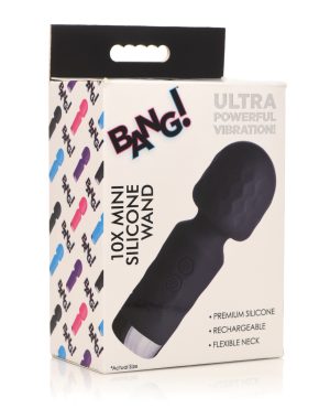 Bang! 10X Mini Silicone Wand – Black by Bang! product image