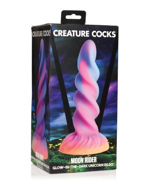 Creature Cocks Moon Rider Unicorn Dildo – Glow in the Dark by Creature Cocks product image