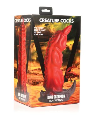 Creature Cocks King Scorpion Silicone Dildo – Red by Creature Cocks product image