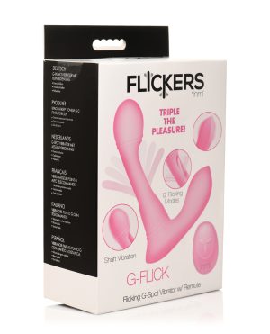 Inmi G-Flick Flicking G-Spot Vibrator w/Remote – Pink by Inmi product image
