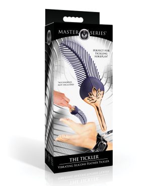 Master Series The Tickler Vibrating Silicone Feather Tickler by Master Series product image