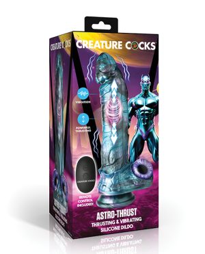 Creature Cocks – Astro-Thrust Thrusting & Vibrating Silicone Dildo by Creature Cocks product image