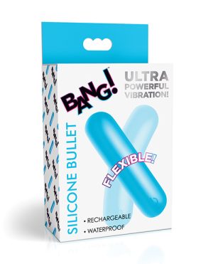 Bang! Flexible Silicone Bullet – Blue by Bang! product image