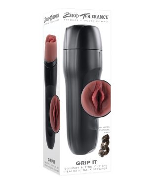 Zero Tolerance Grip It Vaginal Stroker – Dark by Zero Tolerance product image
