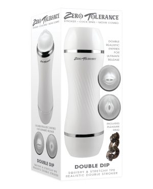 Zero Tolerance Double Dip Stroker – White by Zero Tolerance product image