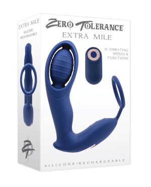 Zero Tolerance Extra Mile C Ring Vibrator – Blue by Zero Tolerance product image