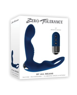 Zero Tolerance By All Means Prostate Vibrator w/Remote Control – Blue by Zero Tolerance product image
