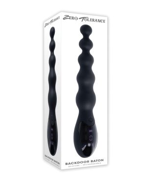 Zero Tolerance Backdoor Baton Beaded Anal Vibrator – Black by Zero Tolerance product image