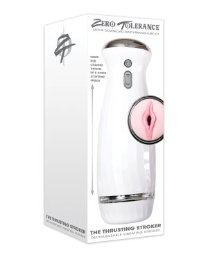 Zero Tolerance The Thrusting Stroker Rechargeable – White by Zero Tolerance product image