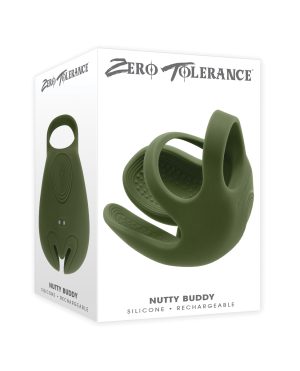 Zero Tolerance Nutty Buddy Cock & Ball Vibrator – Green by Zero Tolerance product image