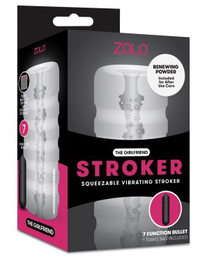 ZOLO Girlfriend Squeezable Vibrating Stroker by ZOLO product image