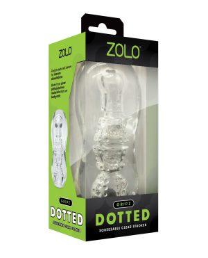 ZOLO Gripz Dotted Stroker – Clear by ZOLO product image