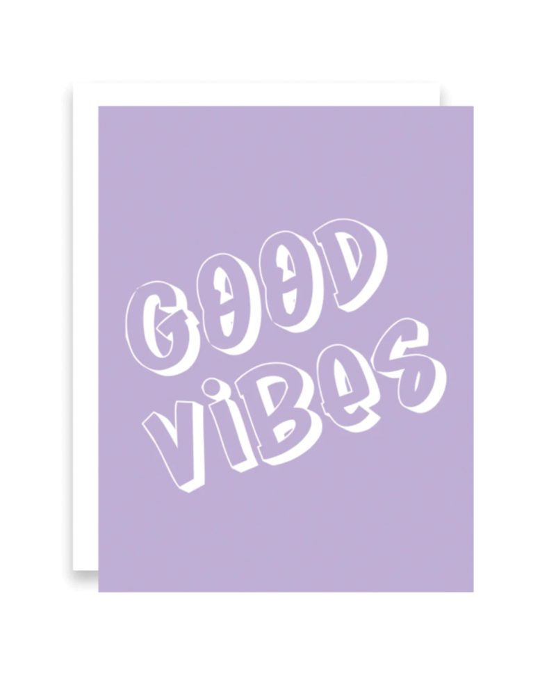 Good Vibes Greeting Card