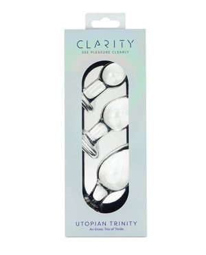 Clarity Glass Dildo 3 Piece Kit – Utopian Trinity by Clarity product image