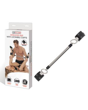 Lux Fetish Spreader Bar w/Lockable Cuffs by Lux Fetish product image