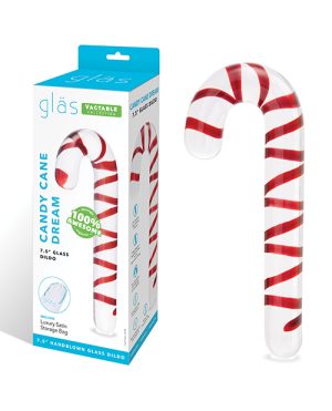 Glas 7.5″ Dildo Candy Cane Dream by Glas product image