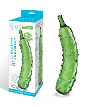 Glas 8.25″ Dildo Caressing Cucumber by Glas product image