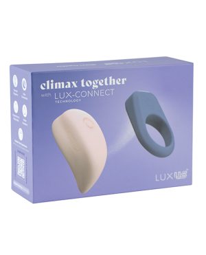 Kiiroo Luxus Couples Cock Ring Combo – Blue by Luxus product image