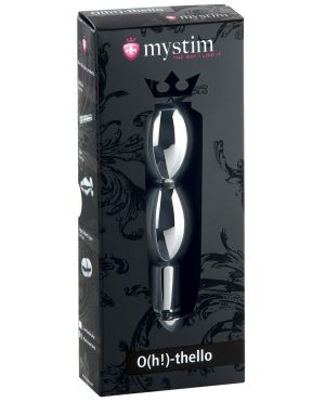 Mystim O(h!)-thello e-Stim Oval Aluminum Dildo by Mystim product image
