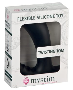 Mystim Twisting Tom – with e-stim – Black by Mystim product image