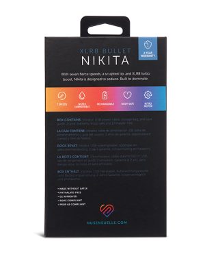 Nu Sensuelle Nikita Bullet with Nitro Motor – Deep Pink by Nu Sensuelle product image