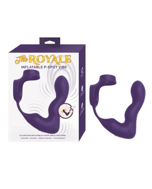 The Royale Inflatable P-Spot Vibe – Purple by Nasstoys product image