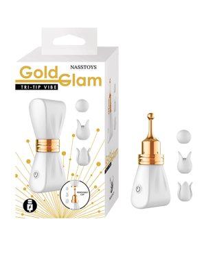 Gold Glam Tri-Tip Vibe – White by Nasstoys product image