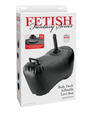 Fetish Fantasy Series Body Dock Inflatable Love Seat – Black by Fetish Fantasy Series product image