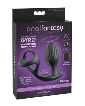 Anal Fantasy Elite Ass-Gasam Gyro-Milk Pro – Black by Anal Fantasy Collection product image