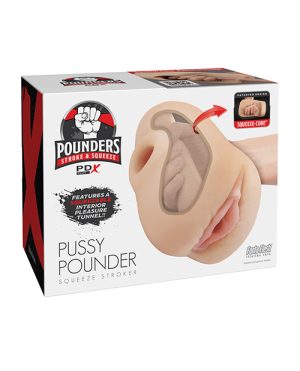 PDX Plus Pussy Pounder Squeeze Stroker – Light by PDX Plus product image