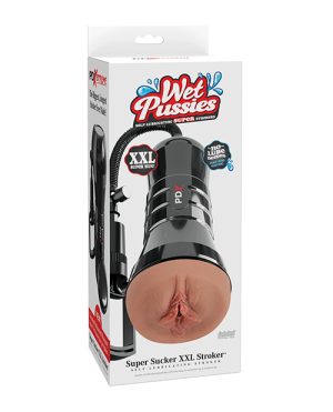 PDX Extreme Wet Pussies Super Sucker XXL Stroker – Brown by PDX Extreme product image