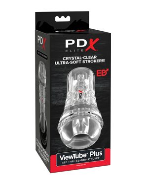 PDX Elite ViewTube See-Thru EZ-Grip Stroker – Clear by PDX Elite product image