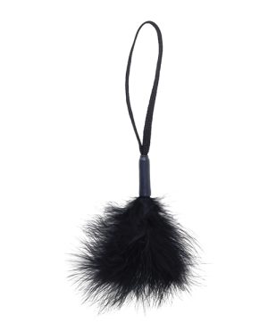 Sex & Mischief Peaches ‘n CreaMe Wrist Feather Tickler – Black by Sex & Mischief product image