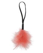 SS102-07 Sex & Mischief Peaches ‘n CreaMe Wrist Feather Tickler – Peach by Sex & Mischief product image