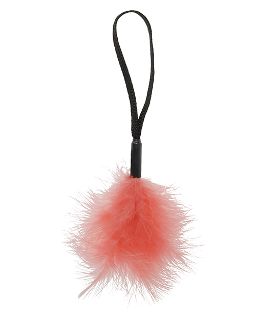 SS102-07 Sex & Mischief Peaches ‘n CreaMe Wrist Feather Tickler – Peach by Sex & Mischief product image